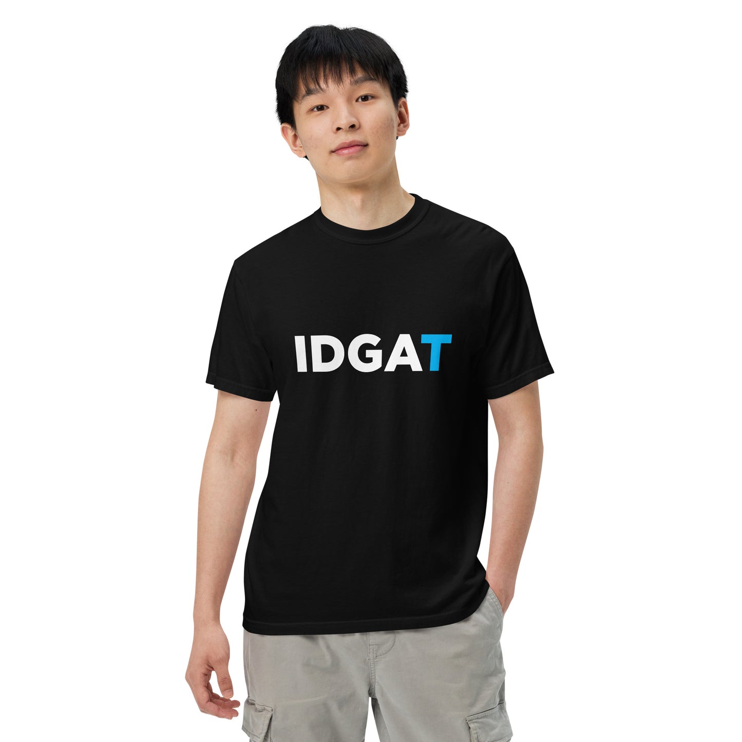 IDGAT-Men’s garment-dyed heavyweight t-shirt