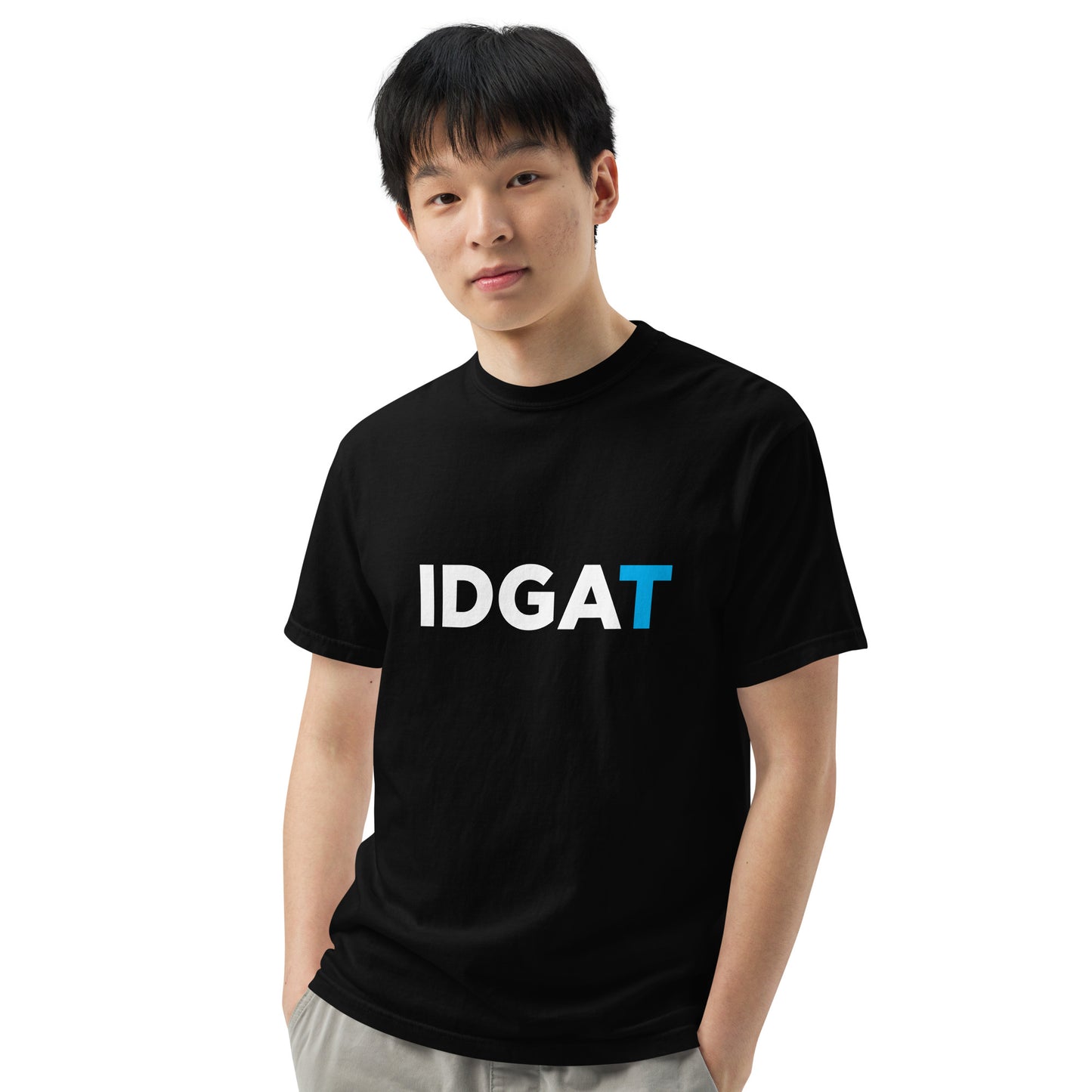 IDGAT-Men’s garment-dyed heavyweight t-shirt