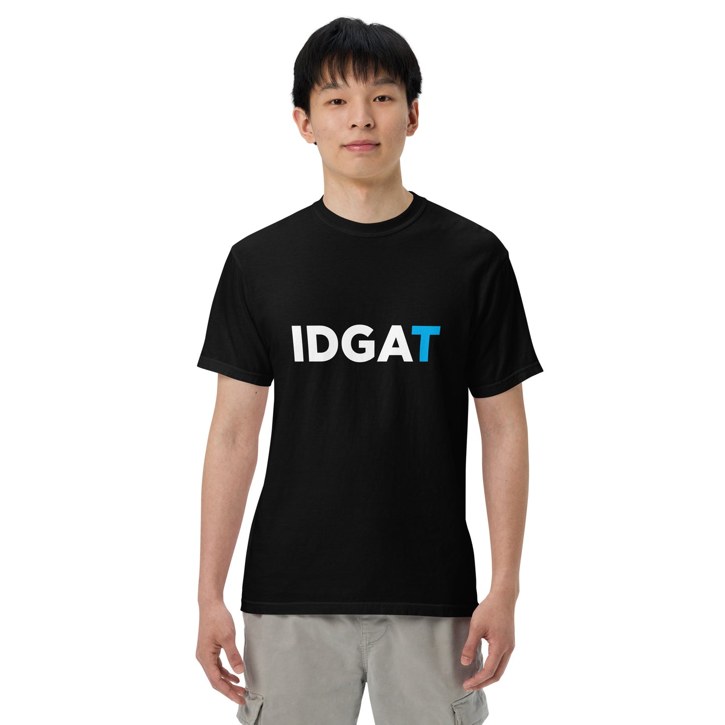 IDGAT-Men’s garment-dyed heavyweight t-shirt