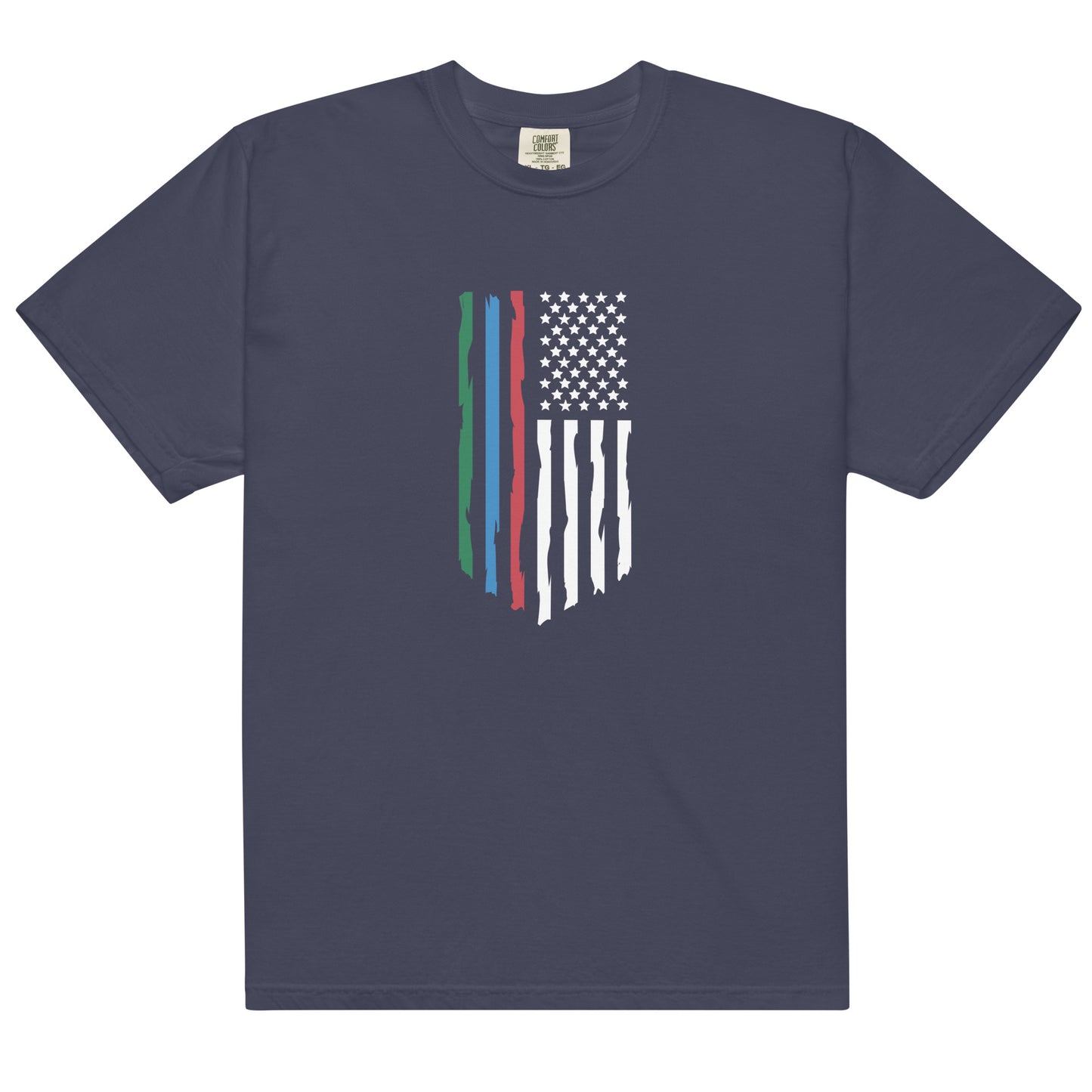 Support Stripes-Men’s garment-dyed heavyweight t-shirt