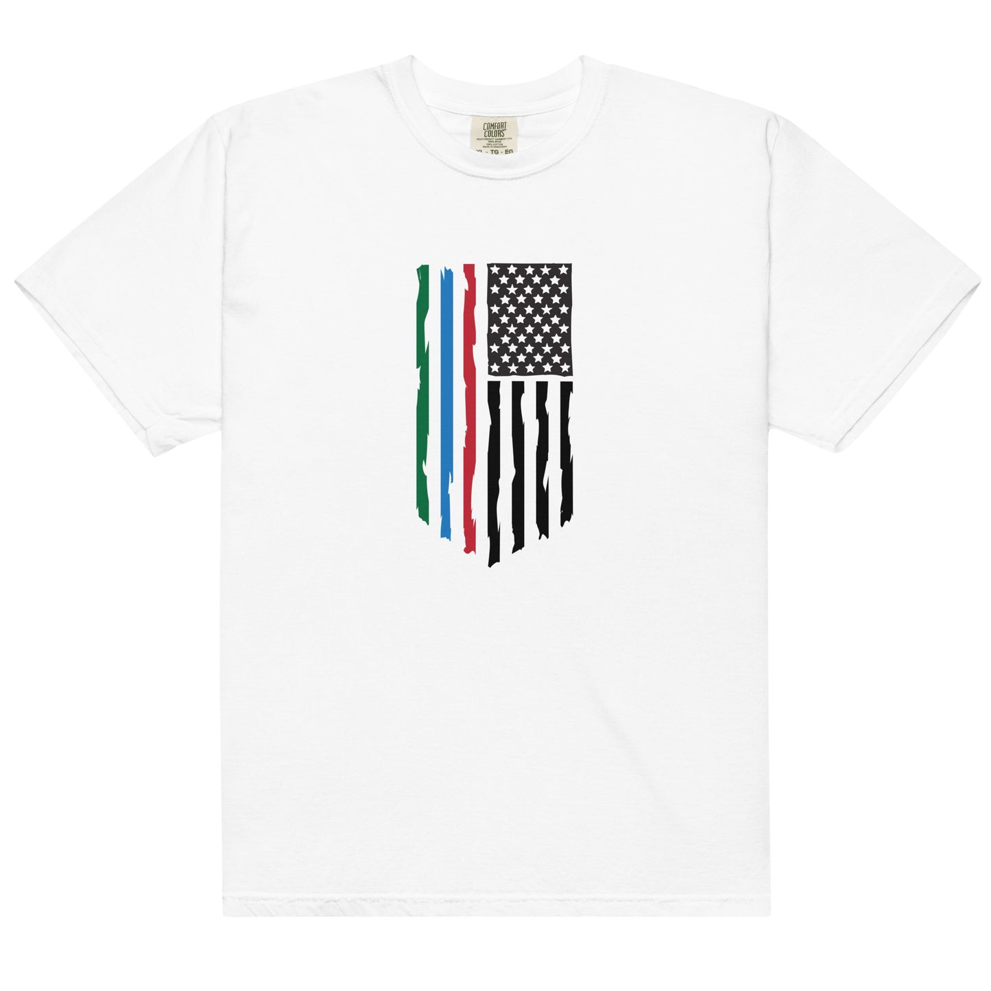 Support Stripes-Men’s garment-dyed heavyweight t-shirt