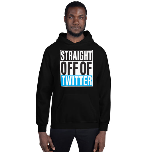 Straight Off Twitter-Unisex Hoodie