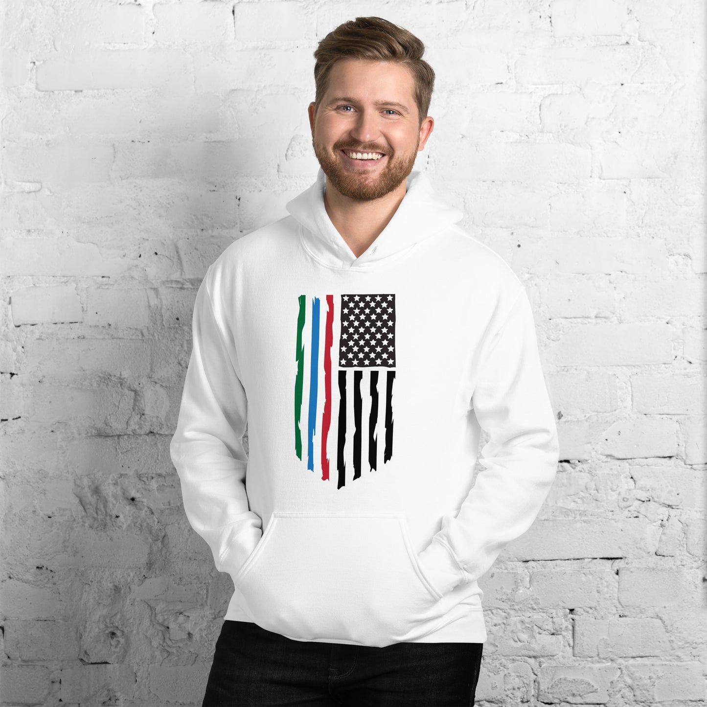 Support Stripes-Unisex Hoodie