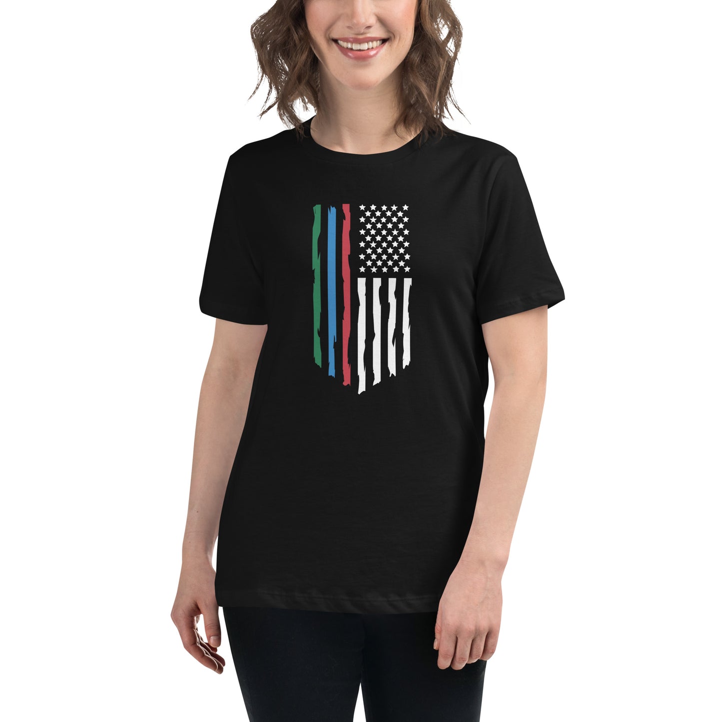 Support Stripes - Women's Relaxed T-Shirt